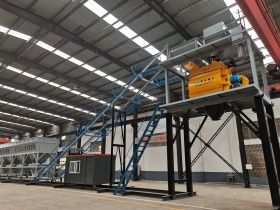 免基礎(chǔ)HZS120型混凝土攪拌站